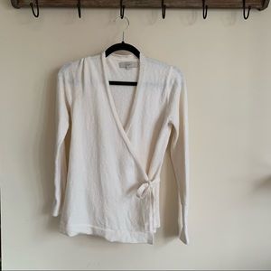 LOFT Side Tie Wrap Sweater Originally $59.50